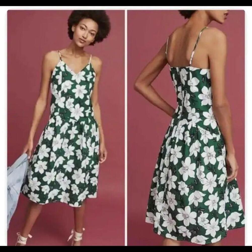 NWT J.O.A. Anthropologie floral midi dress